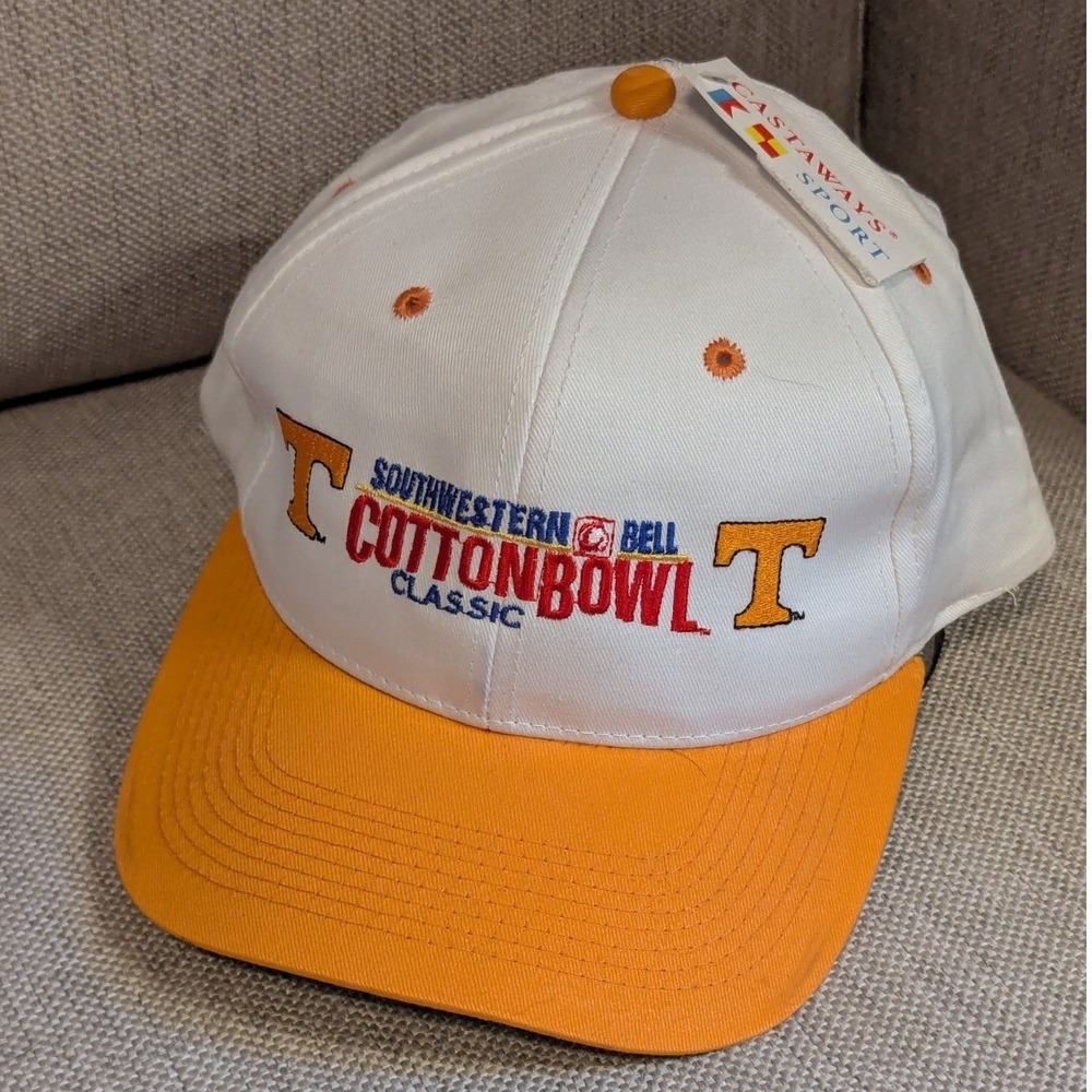 New Vintage University of Tennessee Cottonbowl Classic Snapback Cap Hat‎ NWT